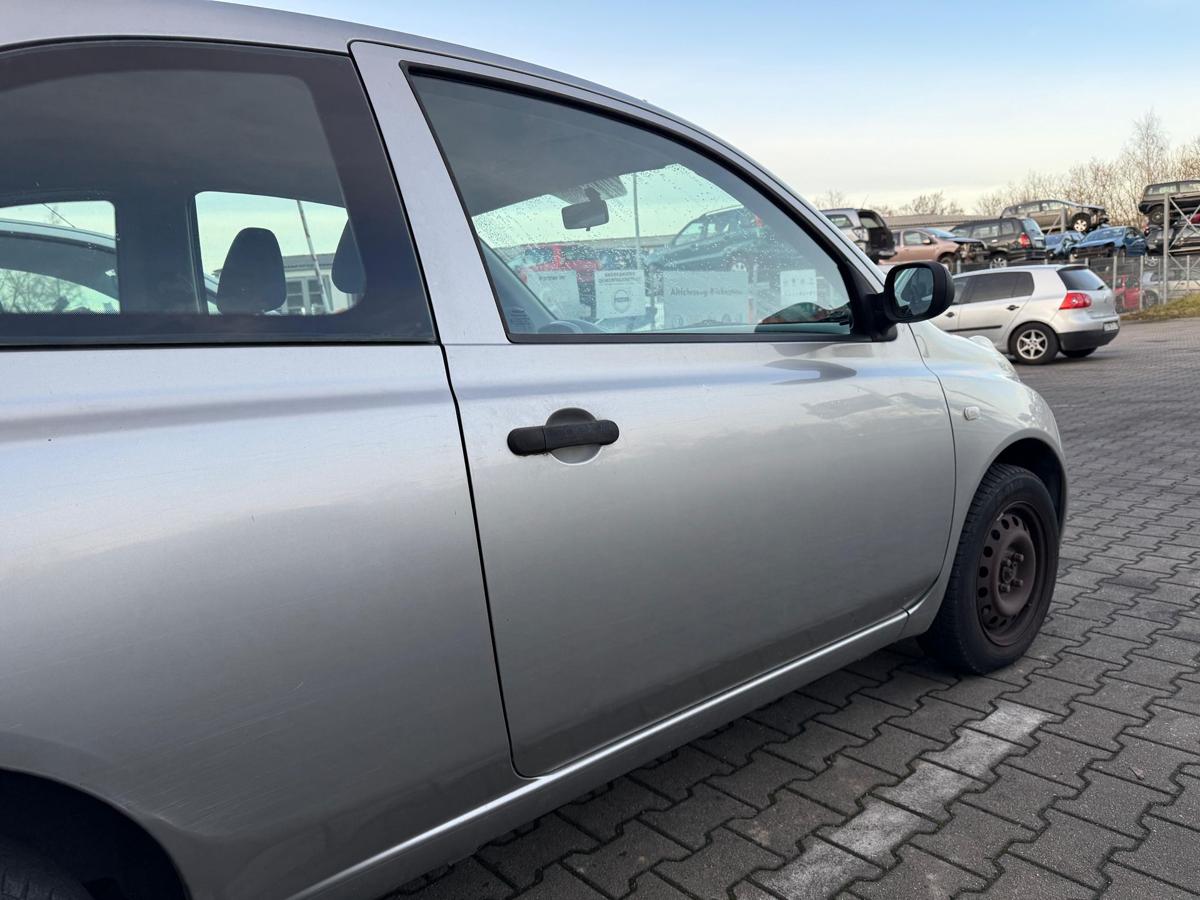 Nissan Micra K12 original T&uuml;r vorn rechts KY0 Sporty Silver 3T&uuml;rer Rohbau BJ06